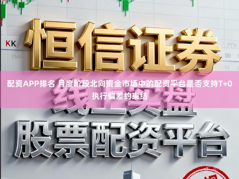 配资APP排名 月度阶段北向资金市场中的配资平台是否支持T+0执行偏差约束结