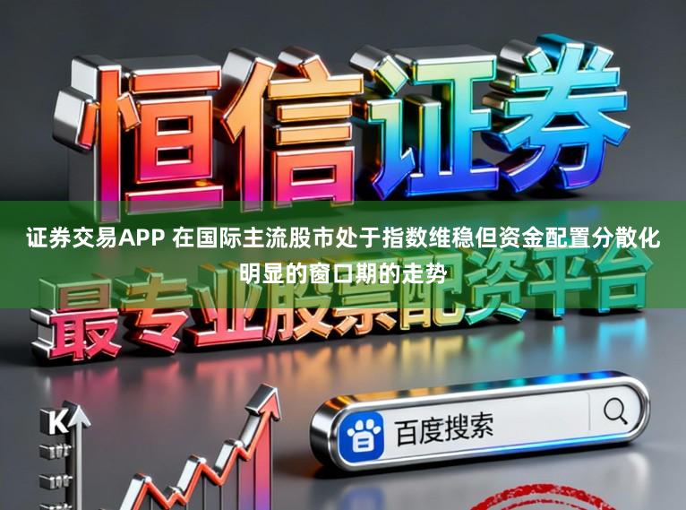 证券交易APP 在国际主流股市处于指数维稳但资金配置分散化明显的窗口期的走势