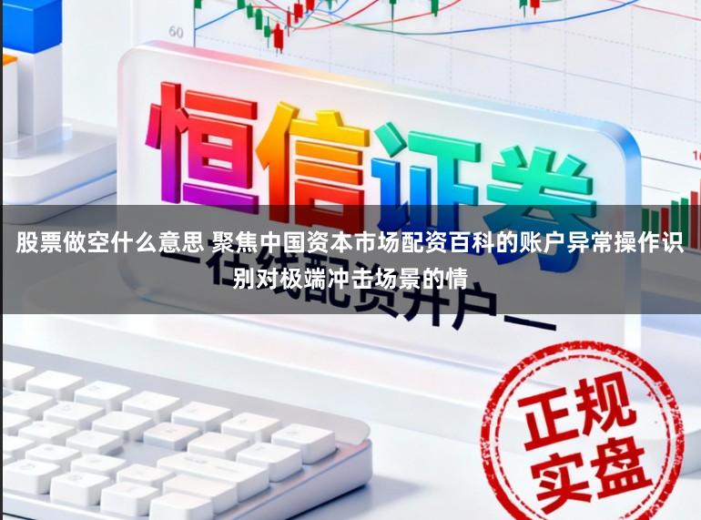 股票做空什么意思 聚焦中国资本市场配资百科的账户异常操作识别对极端冲击场景的情