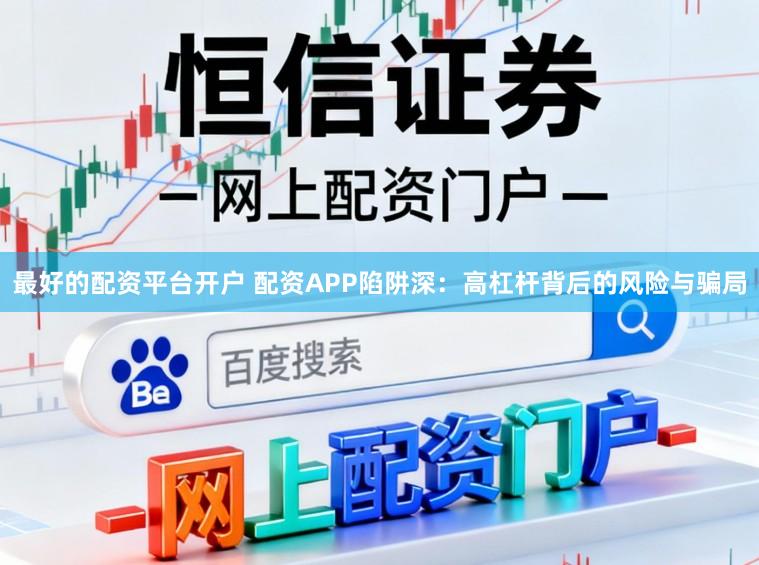 最好的配资平台开户 配资APP陷阱深：高杠杆背后的风险与骗局